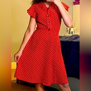 ✨Red Polka Dot Dress✨